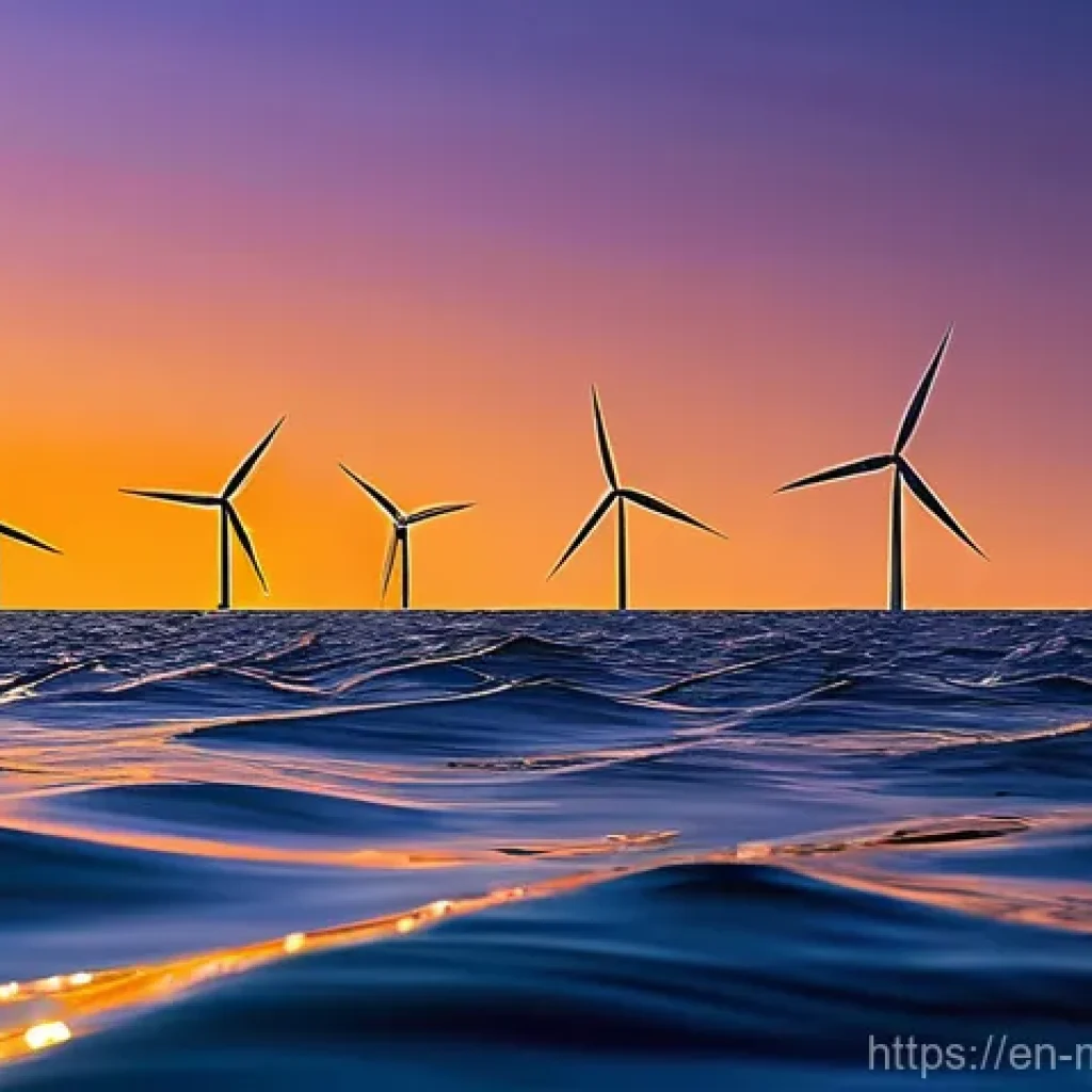 해양자원 개발 관련 스타트업 - **Prompt 1: Majestic Floating Wind Farm at Sunset**
    "A breathtaking panoramic view of a massive,...