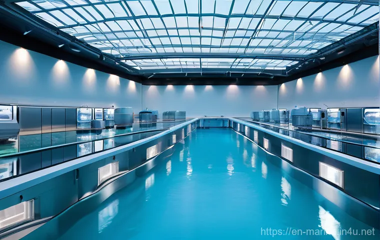 해양자원 개발 관련 스타트업 - **Prompt 2: Underwater Biodiversity Lab**
    "An ethereal underwater scene depicting a high-tech de...