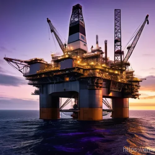 해양화석연료 개발 - **Prompt 1: "The Enduring Legacy of Deepwater Exploration"**
    A highly detailed, realistic illust...